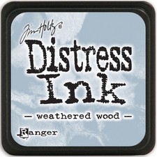 Distress Mini Ink Pad Weathered Wood