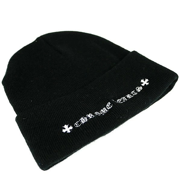 CHROME HEARTS PPO ACRYL WATCH CAP Chomper Embroidery Beanie Knit Cap Hat thumbnail 2