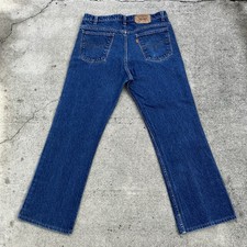 Vintage Levi  s 517 Orange Tab Dark Wash Denim Jeans Pants Tagged 36x34 34x29 