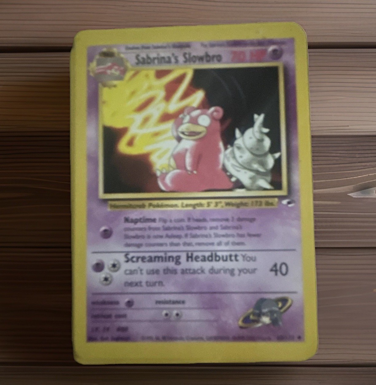 Sabrina's Slowbro 060/132 Gym Heroes Regular