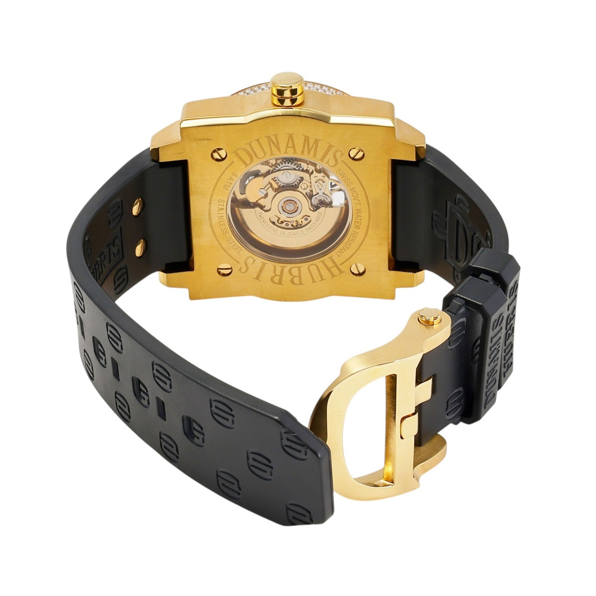 Dynamis Hubris HU-Y3 Automatic winding Gold Stainless Steel Diamond Outlet View 4