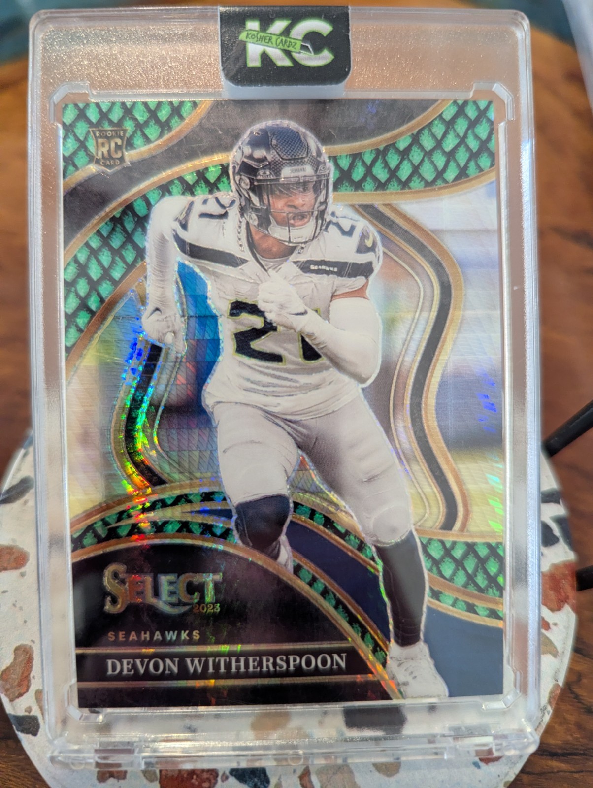 2023 Panini Select-Club Level Devon Witherspoon Rc #273 Dragon Scale Prizm /70