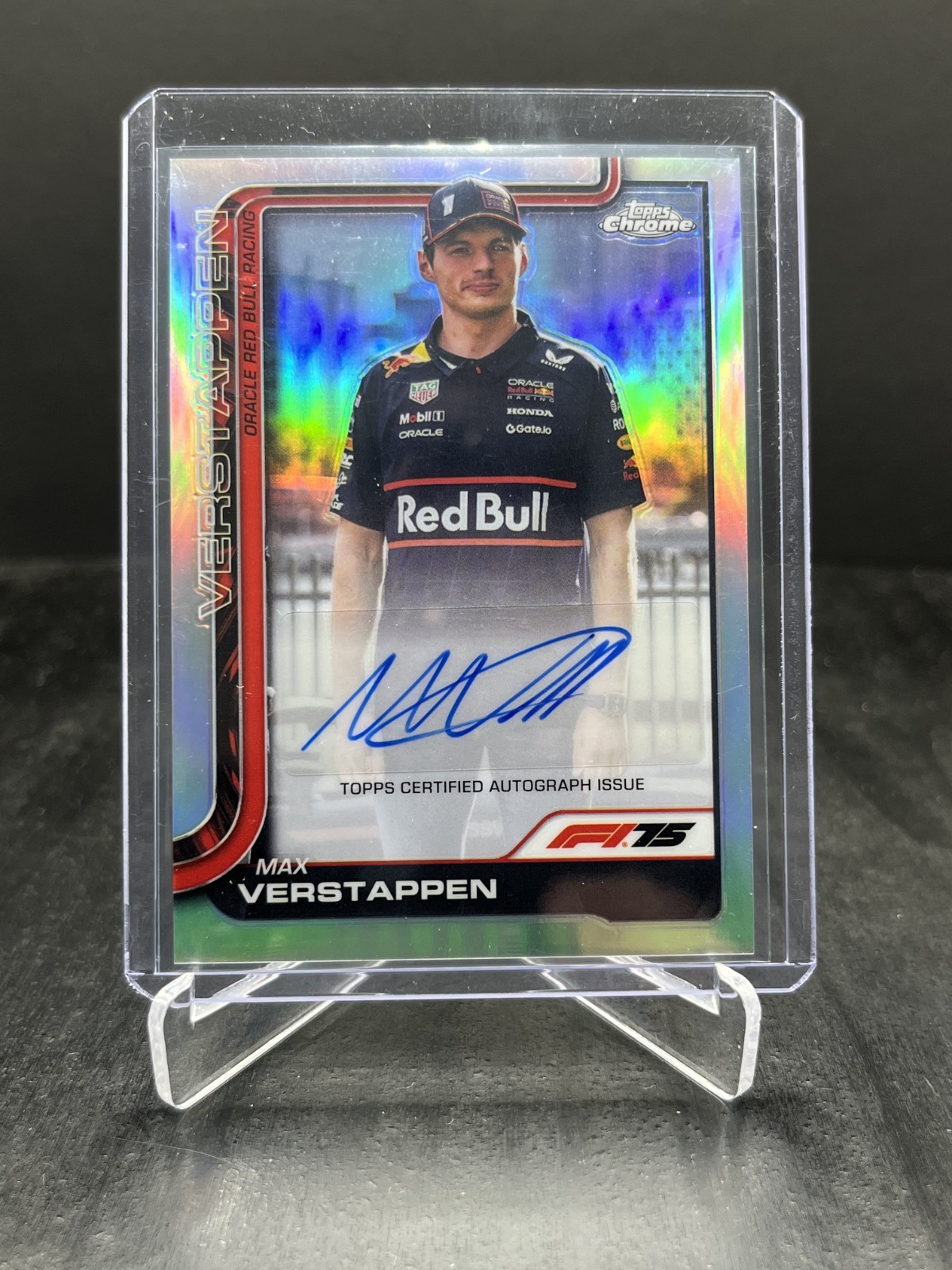 2025 Topps Chrome Formula 1 F1 Max Verstappen Autograph Auto #CAC-VER