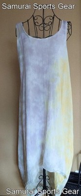 BLACK CRANE Beach Dress M 100% Cotton Lemon Shade