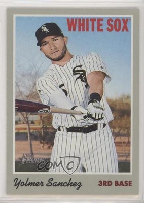 2019 Topps Heritage Yolmer Sanchez #91 b3e