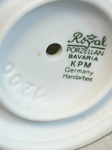ROYAL KPM FIGUR VOGEL BISQUITTPORZELLAN NUMMERIERT HANDARBEIT + WEISS MATT - Bild 5 von 5