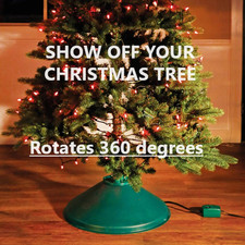 EZ Rotating Christmas Tree Stand Decoration Prop