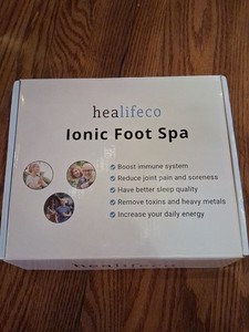 BRAND NEW HEALIFECO IONIC FOOT Spa Bath Detox Machine