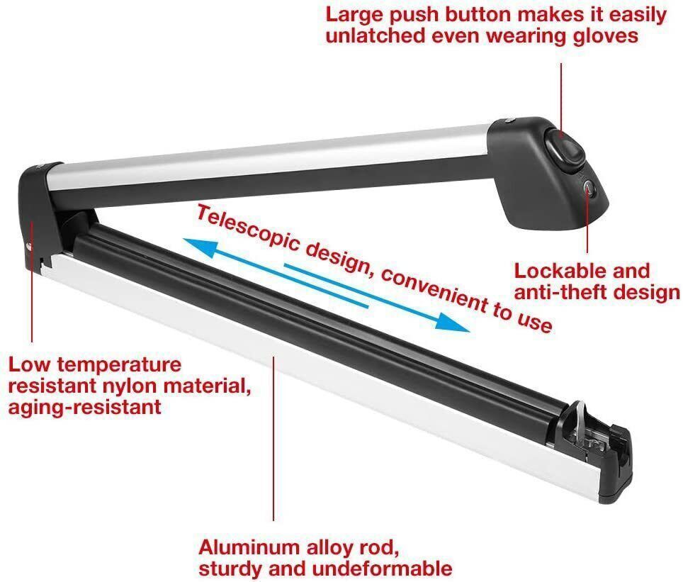 Fits for BMW X5 G05 20192021 Lockable Ski Snowboard Roof Mounted