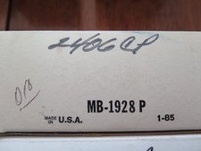 Lot of 2 Pairs MB1928P .010 Main Bearings Made in USA 2406CP NOS (10D1-2)