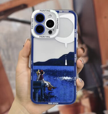 Silikon Case für iPhone 14 Pro Painting