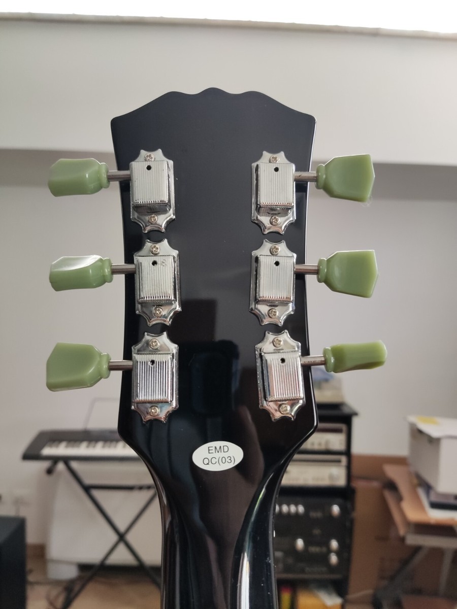 Custodia Rigida Chitarra Les Paul - Interno Felpato, Vinile Nero, Con Porta Accessori - Foto 3