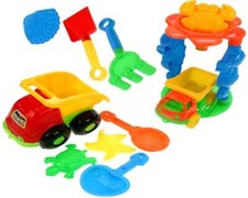 10tlg. Sandspielzeug Set Kipper Sandkasten Sp...