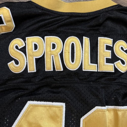 NFL Equipment Darren Sproles New Orleans Saints Jersey Men Sz 52 Black Gold - Picture 10 of 10