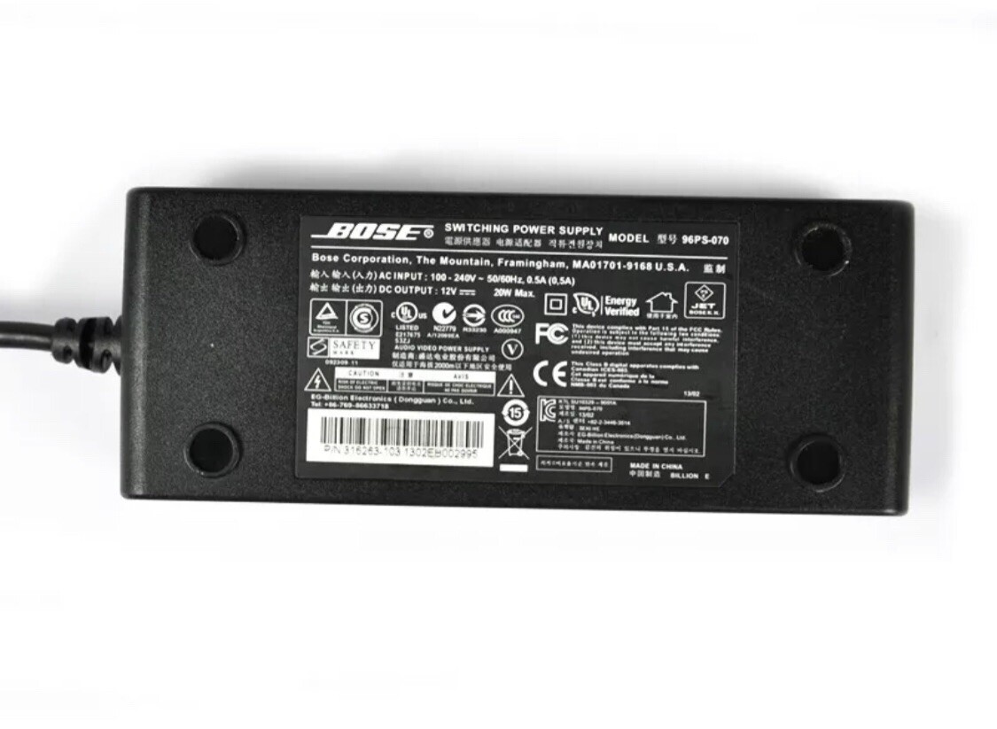 Bose Power Supply for AV-35 Control Console Lifestyle V25 Bose Power Supply for AV-35 Control Console Lifestyle V25