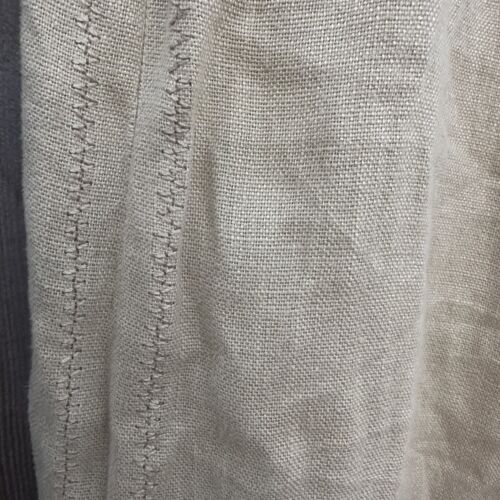 Company Ellen Tracy Linen Tan Maxi Skirt Sz 10 Slit Both Sides - Picture 3 of 9