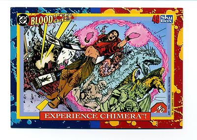 Skybox 1993 DC Bloodlines Base Card #49 Experience Chimera!