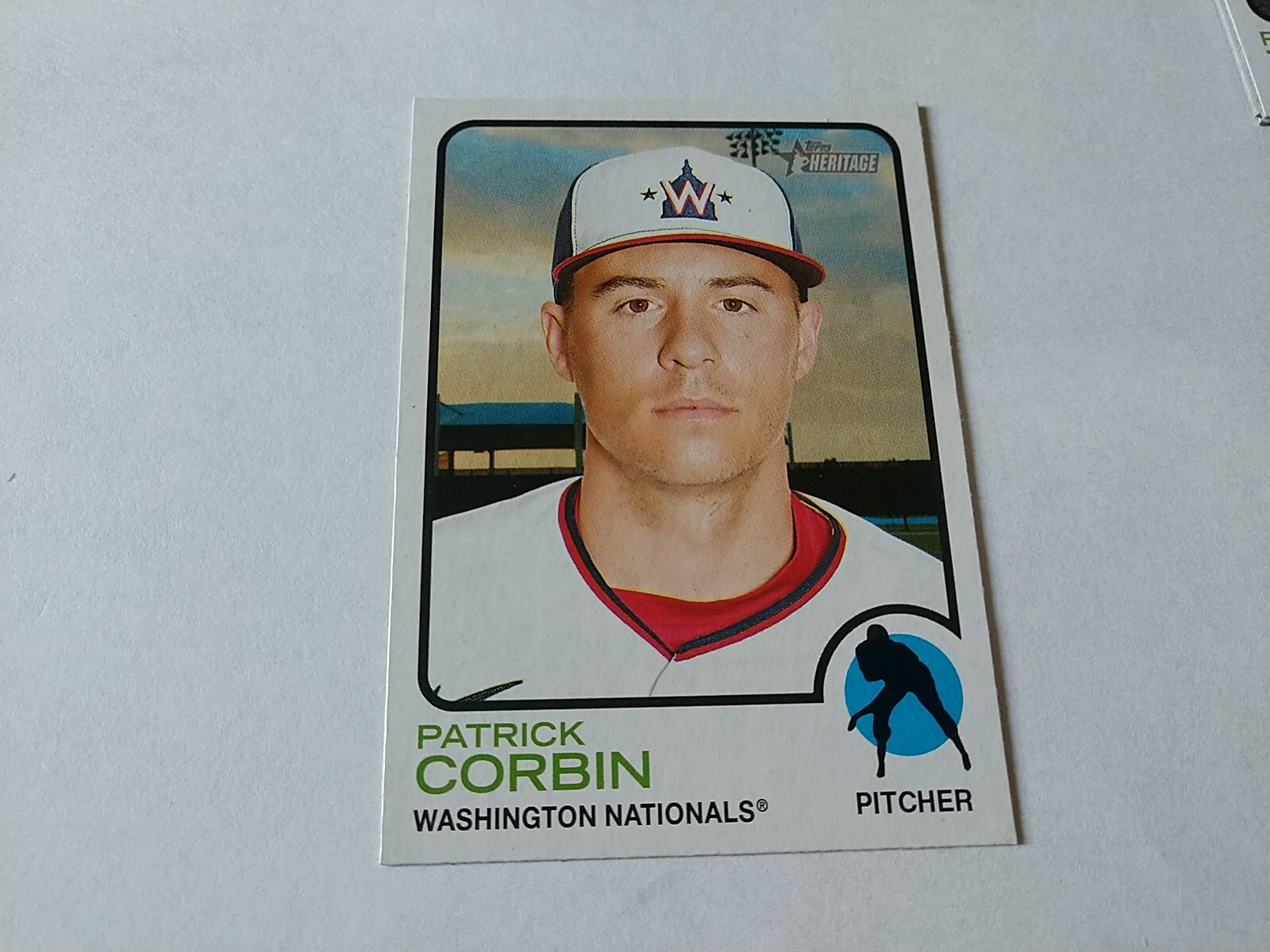 2022 Topps Heritage 348 Patrick Corbin Washington Nationals