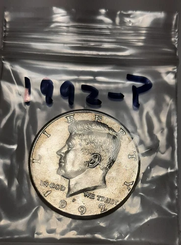 1992-P Kennedy Half Dollar, Circulated but NICE !