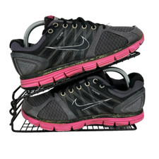 Nike Lunarglide 2 Flywire Black Womens Running Shoes Trainers Size UK 6