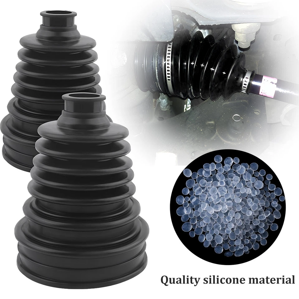 4x Eje de transmisión CV Junta Bota Kit Universal para Coche Velocidad Constante Cubierta Antipolvo Foto 2 de 4