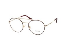 Brand New Miu Miu Authentic Eyeglasses MU 51RV R1J-1O1 Rx Frame Italy Case Women
