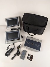 Tragbarer Auto DVD Player Scott CRX808 Fernbedienung 2 Bildschirme Tasche