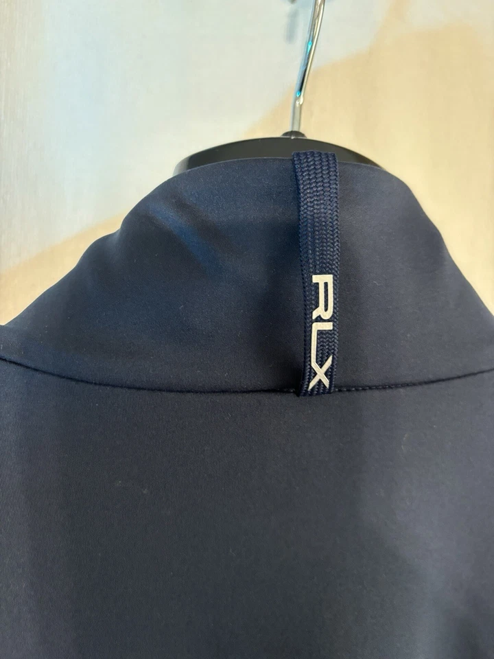 RLX Ralph Lauren Women’s Color-Block Periwinkle & Navy Blue Wicking Jacket SZ Lg - Image 4 of 4