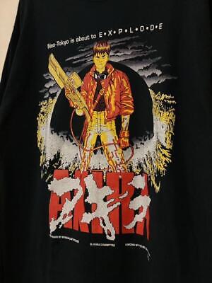 Super rare AKIRA Long T-shirt vintage copyrighted Black NEO Super rare AKIRA Long T-shirt vintage copyrighted Black NEO