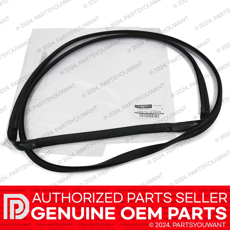 GENUINE Nissan Factory OEM SunRoof Window Weatherstrip Seal Gasket 73872-01M05 - Image 3 of 4