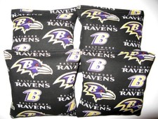 BALTIMORE RAVENS Cornhole Bags 4 ACA Regulation Corn Hole Game Toss Bean Bags