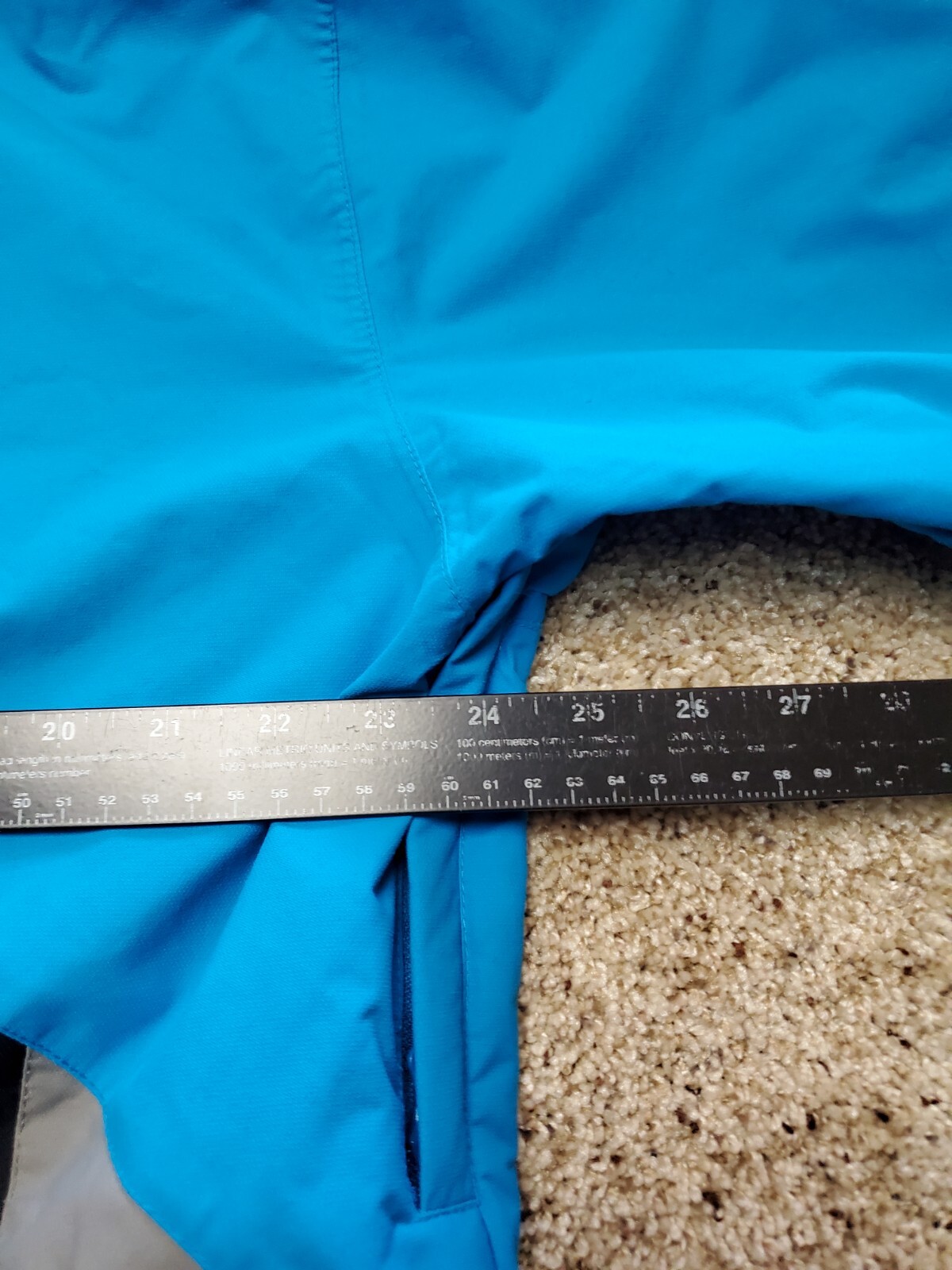 Quiksilver 5K Snowboard Jacket XL Mens Blue Regular Fit Full Zip Nylon Vented 