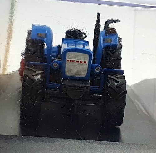 Hachette 1/43 Scale Model Tractor HL82 - 1970 Eicher Wotan II - Blue - Picture 4 of 5