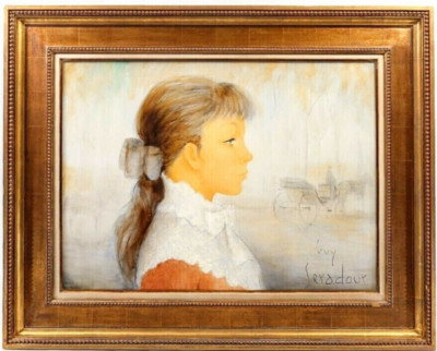 婦人画 ギィ・セラドール作 guy seradou 美術品 芸術品 s-l400.jpg