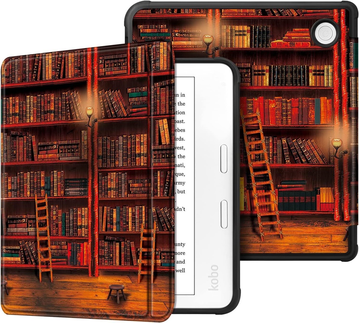 Kobo Libra 2 Colour タブレット + ケース & ペン Amazon.com: Vakarey for Kobo Libra Colour Case with Pen Holder