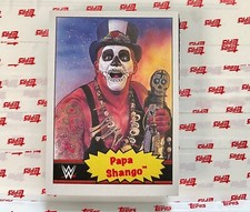 TOPPS WWE LIVING SET CARD PAPA SHANGO #77 ONLINE EXCLUSIVE LIMITED EDITION