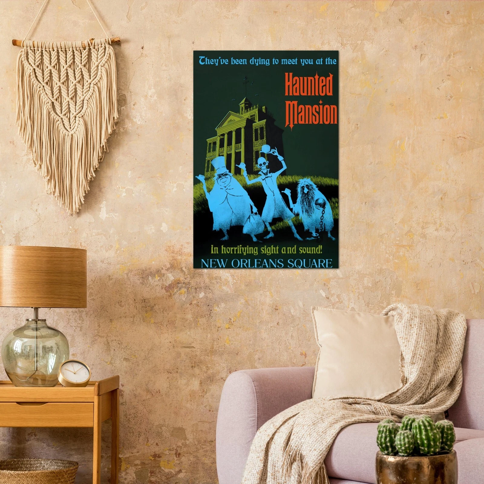 Disney Haunted Mansion Vintage Poster