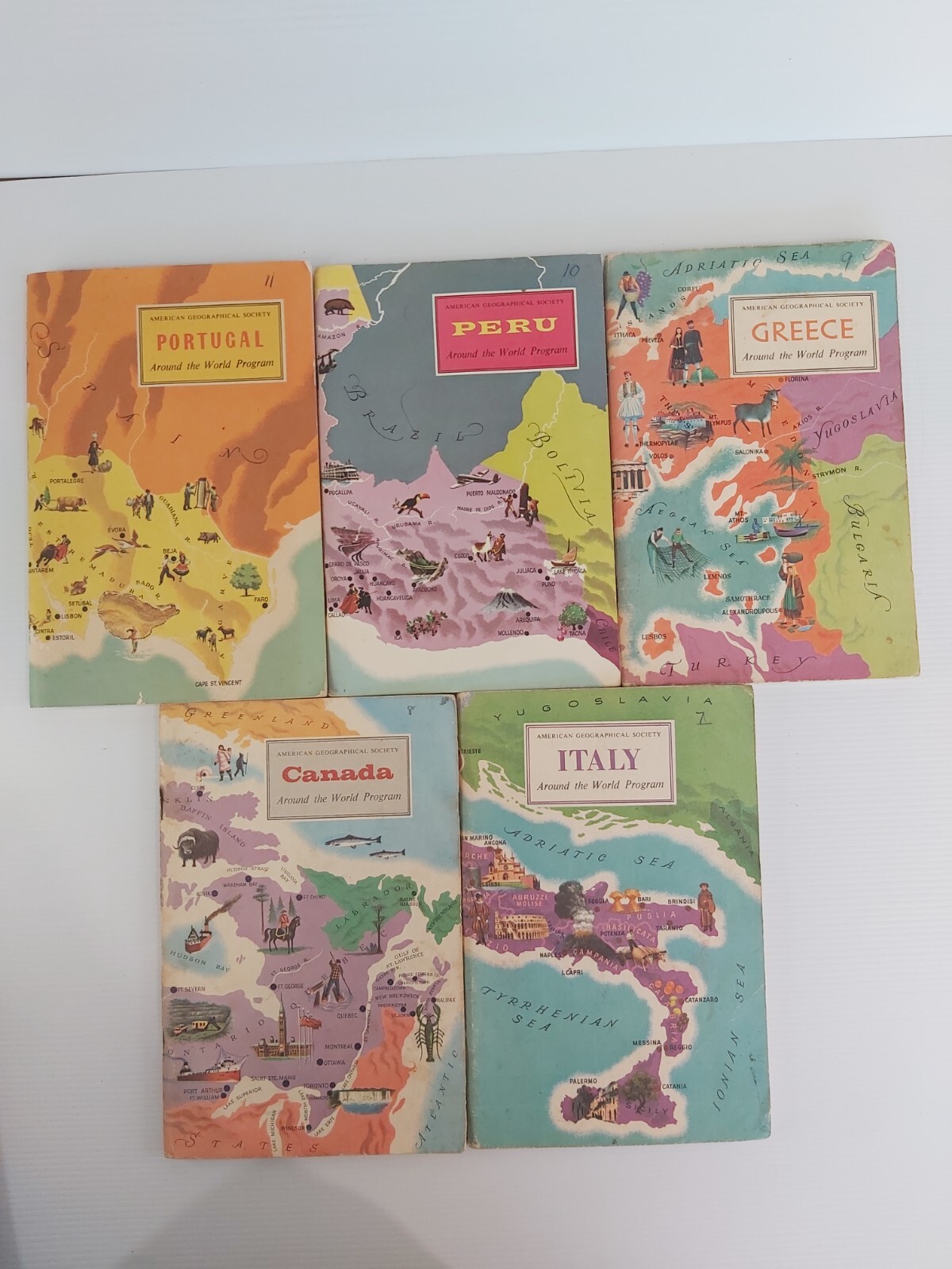 Around the World Program American Geographical Society 5 Countries