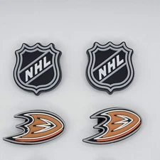 NHL Anaheim Ducks Hockey Team For Crocs Shoe Charms - 4 Pieces