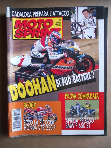 MOTORSPRINT Nr.9 1997 [Q22] KOMPARATE TEST APRILIA PEGASO BMW F 650 ST