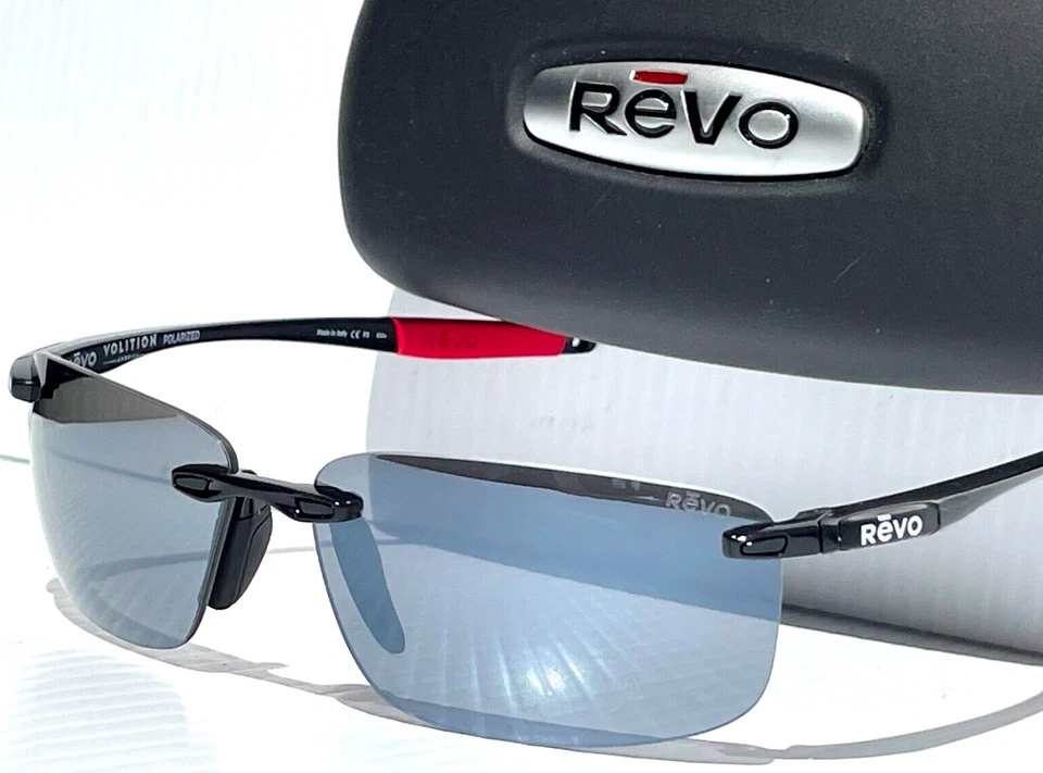 NUEVO REVO DESCEND N Volition Negro POLARIZADO Gris Grafito Gafas de Sol 4059V 01 GY Foto 3 de 4