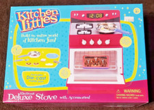 Kitchen Littles Electronic Deluxe Stove with Accessories NEW Sealed Barbie Rare 