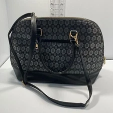 Gray Black Shoulder Handbag