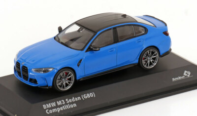 1:43 Solido BMW M3 G81 Competition Saloon 2023 blue