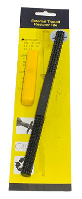 METRIC THREAD RESTORATION REPAIR FILE 0.75 - 3 CLEAN DAMAGED THREADS ...