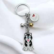 Llavero Siberiano Husky Amor Perros Bolso Dije Mascota Mamá Papá Regalo Llavero