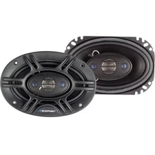 2x Blaupunkt GTX406 4x6-Inch 240W Peak Power 4-Way Coaxial Car Audio Speakers