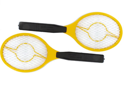 2er Set elektrische Fliegenklatsche Mückenfänger Fliegenfänger Trango 2FL2004 