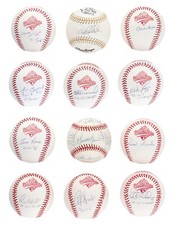 1996 New York Yankees WS Champs Team Signed Baseball Collection 54 Balls JSA COA