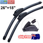 <!--F#f_0-->Front Windscreen Wiper Blades Pair of 26inch (660mm) 18inch (450mm) Fits Hook AU<!--F/-->